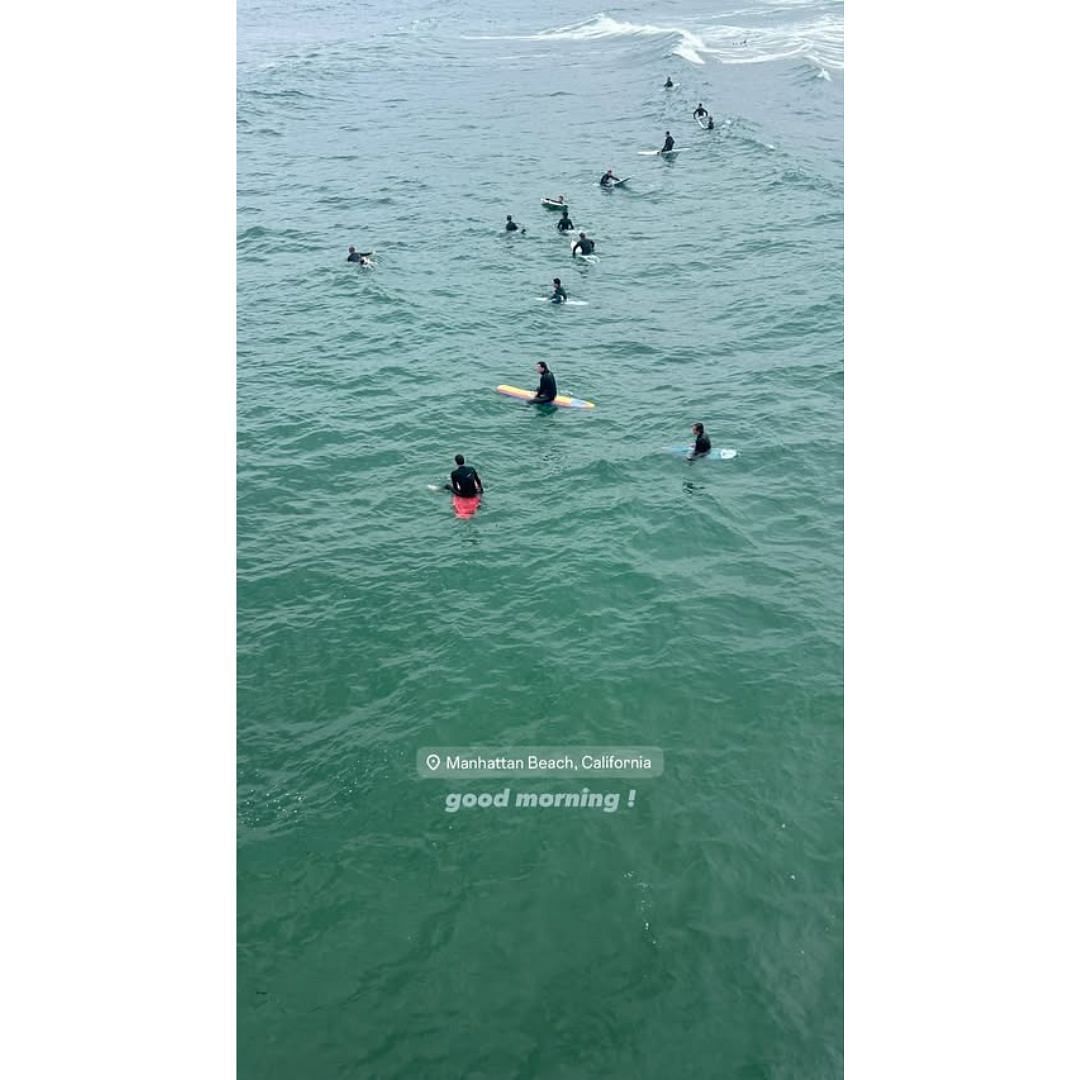 Grace Harbaugh's Instagram story
